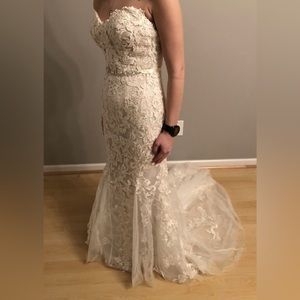 Maggie Sottero Strapless Mermaid Wedding Dress